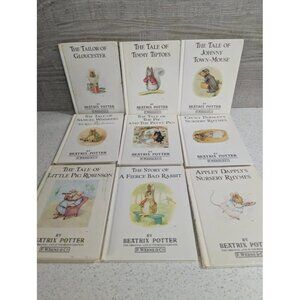Nine (9) Beatrix Potter Books